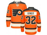 Men Reebok Philadelphia Flyers #32 Mark Streit Premier Orange New Third NHL Jersey