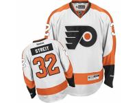 Men Reebok Philadelphia Flyers #32 Mark Streit Premier White Away NHL Jersey