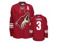 Men Reebok Phoenix Coyotes #3 Keith Yandle Authentic Burgundy Red Home NHL Jersey