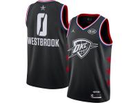 Men Russell Westbrook Oklahoma City Thunder Jordan Brand 2019 NBA All-Star Game Finished Swingman Jersey C Black