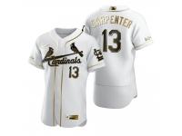 Men St. Louis Cardinals Matt Carpenter Nike White Golden Edition Jersey