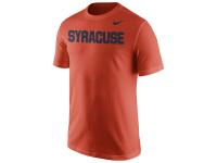 Men Syracuse Orange Nike Wordmark T-Shirt - Orange