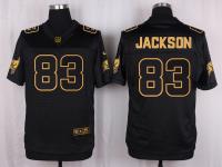 Men Tampa Bay Buccaneers #83 Vincent Jackson Pro Line Black Gold Collection Jersey
