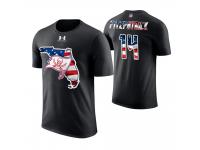 Men Tampa Bay Buccaneers Ryan Fitzpatrick #14 Stars and Stripes 2018 Independence Day American Flag T-Shirt