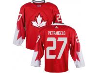 Men Team Canada #27 Alex Pietrangelo 2016 World Cup of Hockey Red Jerseys