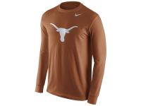 Men Texas Longhorns Nike Cotton Logo Long Sleeve T-Shirt - Burnt Orange