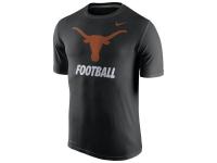 Men Texas Longhorns Nike Sideline Legend Logo Performance T-Shirt - Black