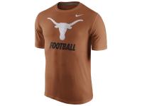 Men Texas Longhorns Nike Sideline Legend Logo Performance T-Shirt - Orange