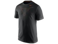 Men Texas Longhorns Nike Travel Dri-FIT T-Shirt - Black