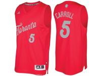 Men Toronto Raptors #5 DeMarre Carroll Red 2016 Christmas Day NBA Swingman Jersey