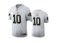 Men Tyreek Hill Chiefs White 100th Season Golden Edition Jersey