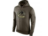 Men Vancouver Canucks Nike Salute To Service NHL Hoodie