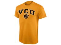 Men VCU Rams Arch Over Logo T-Shirt - Gold