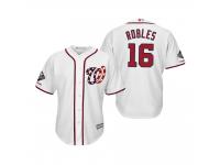 Men Victor Robles Washington Nationals White 2019 World Series Champions Cool Base Alternate Jersey