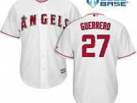 Men Vladimir Guerrero Los Angeles Angels Home Cool Base Jersey by Majestic