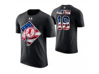 Men Washington Redskins Josh Doctson #18 Stars and Stripes 2018 Independence Day American Flag T-Shirt