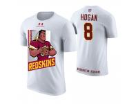 Men Washington Redskins Kevin Hogan #8 White Cartoon And Comic Artistic Painting T-Shirt