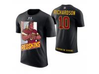 Men Washington Redskins Paul Richardson #10 Black Cartoon And Comic Artistic Painting T-Shirt