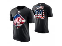 Men Washington Redskins Stars and Stripes 2018 Independence Day Custom American Flag T-Shirt