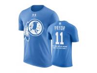 Men Washington Redskins Terrelle Pryor #11 Powder Blue Father Day Gift With Message T-Shirt