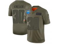 Men's #30 Limited Austin Ekeler Camo Football Jersey Los Angeles Chargers 2019 Salute to Service