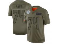 Men's #74 Limited George Fant Camo Football Jersey Seattle Seahawks 2019 Salute to Service