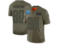 Men's #80 Limited Kellen Winslow Camo Football Jersey Los Angeles Chargers 2019 Salute to Service