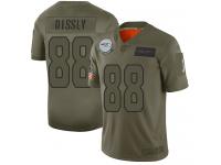 Men's #88 Limited Will Dissly Camo Football Jersey Seattle Seahawks 2019 Salute to Service