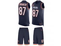 Men's Adam Shaheen #87 Nike Navy Blue Jersey - NFL Chicago Bears Tank Top Suit
