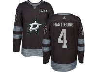 Men's Adidas Dallas Stars #4 Craig Hartsburg Premier Black 1917-2017 100th Anniversary NHL Jersey