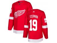 Men's Adidas Detroit Red Wings #19 Steve Yzerman Authentic Red Home NHL Jersey