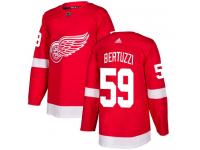 Men's Adidas Detroit Red Wings #59 Tyler Bertuzzi Authentic Red Home NHL Jersey