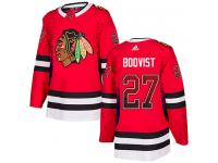 Men's Adidas NHL Chicago Blackhawks #27 Adam Boqvist Authentic Jersey Red Drift Fashion Adidas
