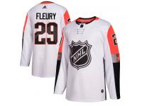 Men's Adidas NHL Vegas Golden Knights #29 Marc-Andre Fleury Authentic Jersey White 2018 All-Star Pacific Division Adidas
