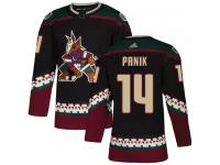 Men's Adidas Richard Panik Authentic Black Alternate NHL Jersey Arizona Coyotes #14