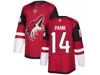 Men's Adidas Richard Panik Authentic Burgundy Red Home NHL Jersey Arizona Coyotes #14