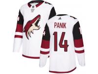 Men's Adidas Richard Panik Authentic White Away NHL Jersey Arizona Coyotes #14