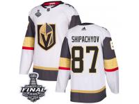 Men's Adidas Vegas Golden Knights #87 Vadim Shipachyov White Away Authentic 2018 Stanley Cup Final NHL Jersey