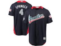 Men's American League Houston Astros George Springer Majestic Navy 2018 MLB All-Star Game Home Run Derby Player Jersey