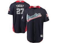 Men's American League Los Angeles Angels Mike Trout Majestic Navy 2018 MLB All-Star Game Home Run Derby Player Jersey