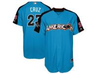 Men's American League Nelson Cruz Majestic Blue 2017 MLB All-Star Game Home Run Derby Player Jersey