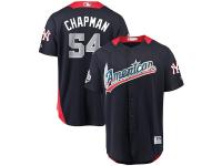 Men's American League New York Yankees Aroldis Chapman Majestic Navy 2018 MLB All-Star Game Home Run Derby Player Jersey