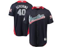 Men's American League New York Yankees Luis Severino Majestic Navy 2018 MLB All-Star Game Home Run Derby Player Jersey