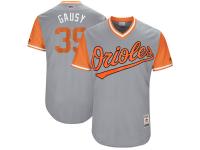 Men's Baltimore Orioles Kevin Gausman Gausy Majestic Gray 2017 Players Weekend Jersey
