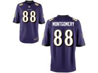 Men's Baltimore Ravens Ty Montgomery Nike Purple Game Jersey