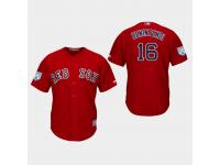 Men's Boston Red Sox 2019 Spring Training #16 Scarlet Andrew Benintendi Cool Base Jersey