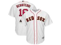 Men's Boston Red Sox Andrew Benintendi Majestic White 2019 Gold Program Cool Base Player Jersey