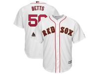 Men's Boston Red Sox Mookie Betts Majestic White 2019 Gold Program Cool Base Player Jersey
