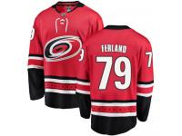 Men's Carolina Hurricanes #79 Michael Ferland Red Home Breakaway NHL Jersey