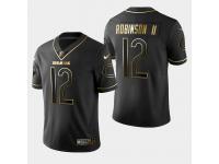 Men's Chicago Bears #12 Allen Robinson Golden Edition Vapor Untouchable Limited Jersey - Black